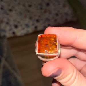 Orange gorgeous ring !